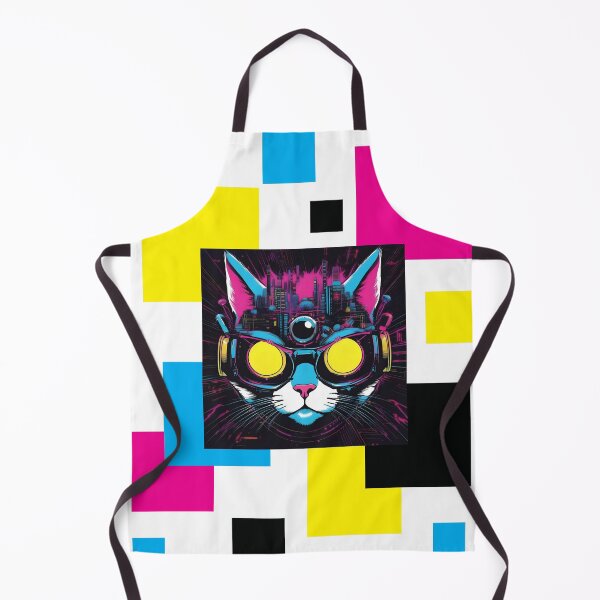 Item preview, Cyber Punk Cat designed and sold by yellowmadcat.