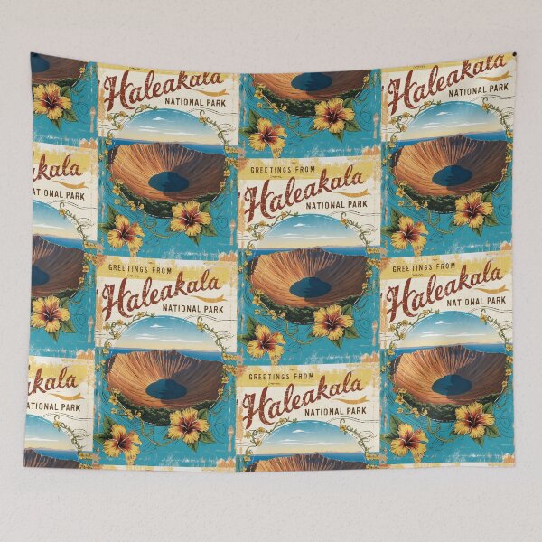 Item preview, Haleakala National Park Postcard Vintage Retro Travel Vintage designed and sold by TravelPostcardGems.
