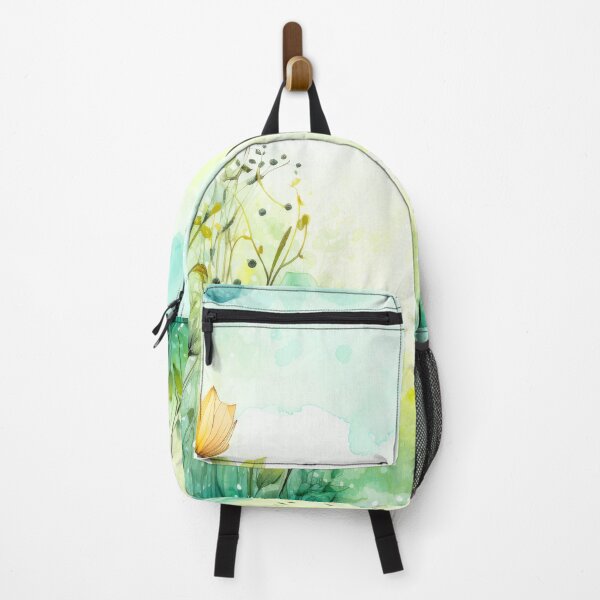 Item preview, Painting of Green Leaves on a White Background designed and sold by frequent-art.