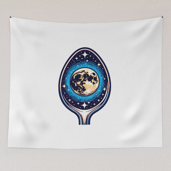 Item preview, Moon in Spoon: A Surreal Reflection designed and sold by 0penvimark.