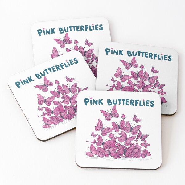 Item preview, Pink Butterflies designed and sold by Gentle40Winks.