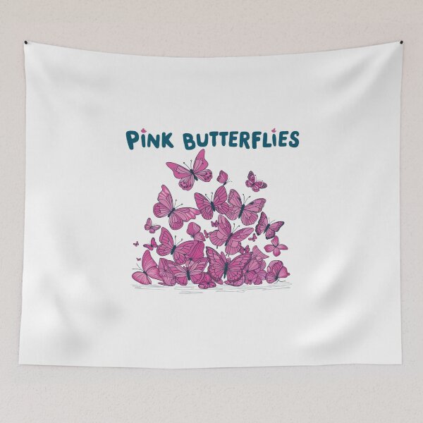 Item preview, Pink Butterflies designed and sold by Gentle40Winks.
