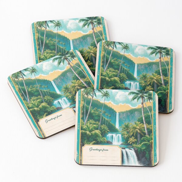 Item preview, American Samoa National Park Postcard Vintage Retro Travel Vintage designed and sold by TravelPostcardGems.