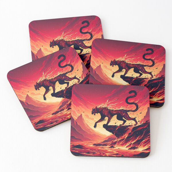 Item preview, Lava Fire Lynx, Ai Generated Art  designed and sold by ACC .