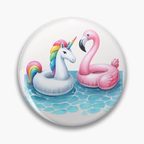 Item preview, Floating Flamingo and Unicorn designed and sold by svarupa.