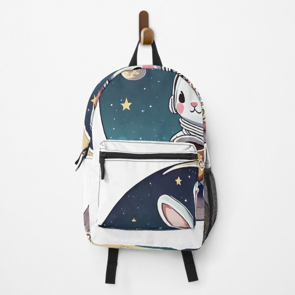 Item preview, Cute white rabbit have a Coffee Time and relax kawaii astronaut suits designed and sold by Marvinarts d.