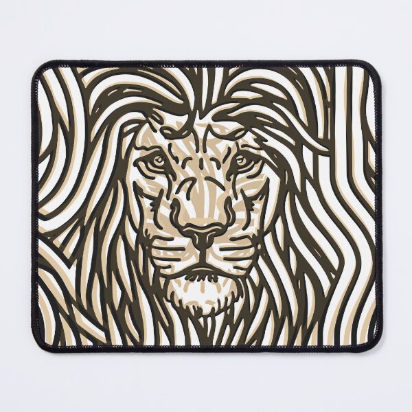 Item preview, Lion wave pattern  geometric print designed and sold by alex-yars.