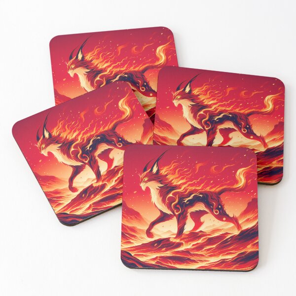 Item preview, Lava Fire Lynx, Ai Generated Art  designed and sold by ACC .