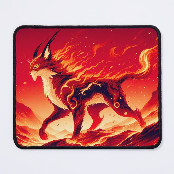 Item preview, Lava Fire Lynx, Ai Generated Art designed and sold by ACC .