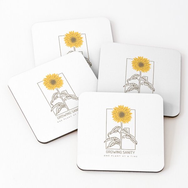 Item preview, GROWING SANITY ONE FLOWER AT A TIME designed and sold by InkBarn.