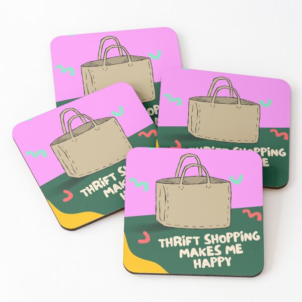 Item preview, Thrift Shopping Makes Me Happy designed and sold by FunSheTees.