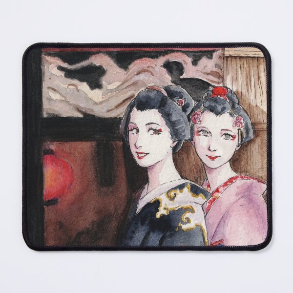 Item preview, Pearls of Gion - Geisha illustration designed and sold by TwinBlossomsArt.