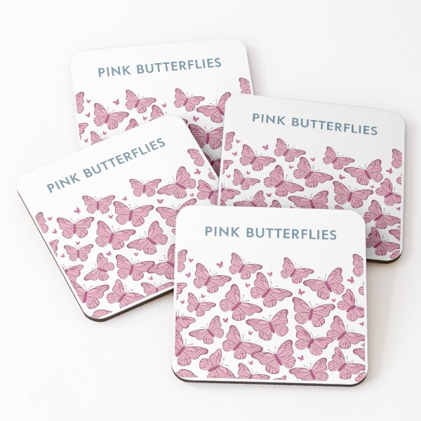 Item preview, Pink Butterflies no.2 designed and sold by Gentle40Winks.