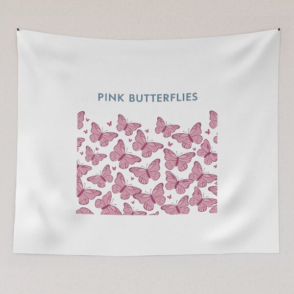 Item preview, Pink Butterflies no.2 designed and sold by Gentle40Winks.
