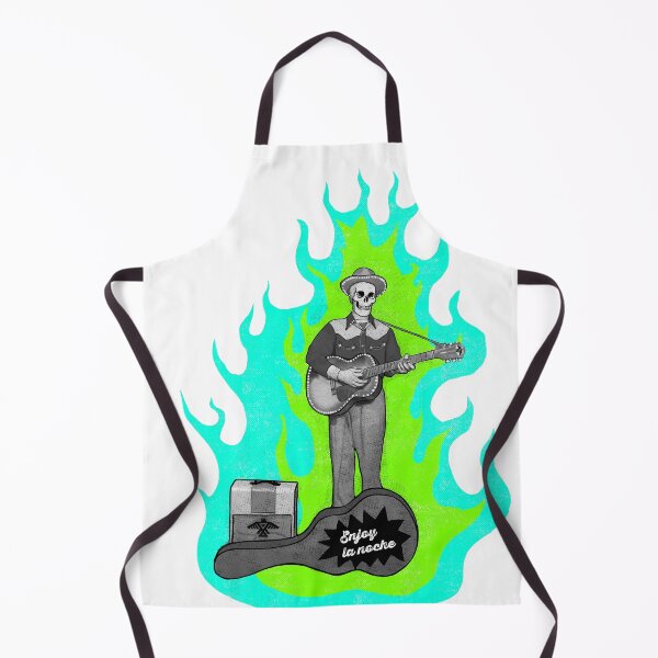 Item preview, Country singer haunting the night skeleton skull designed and sold by AmerMichel.