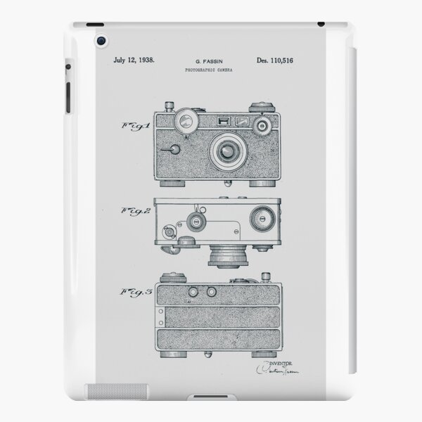 Movie Film Reel Camera Patent Prints 1915 iPad Case & Skin for Sale by  MadebyDesign