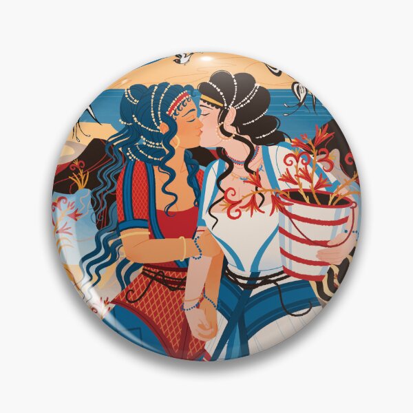 Item preview, Los amantes de Akrotiri - SFW designed and sold by flaroh.