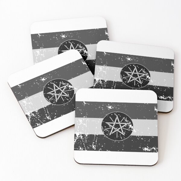 Item preview, Ethiopia black and white flag grayscale style designed and sold by Starstacks.