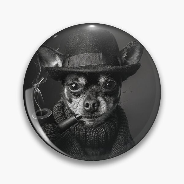 Item preview, Chihuahua Smoking pipe designed and sold by NuWaveArt.