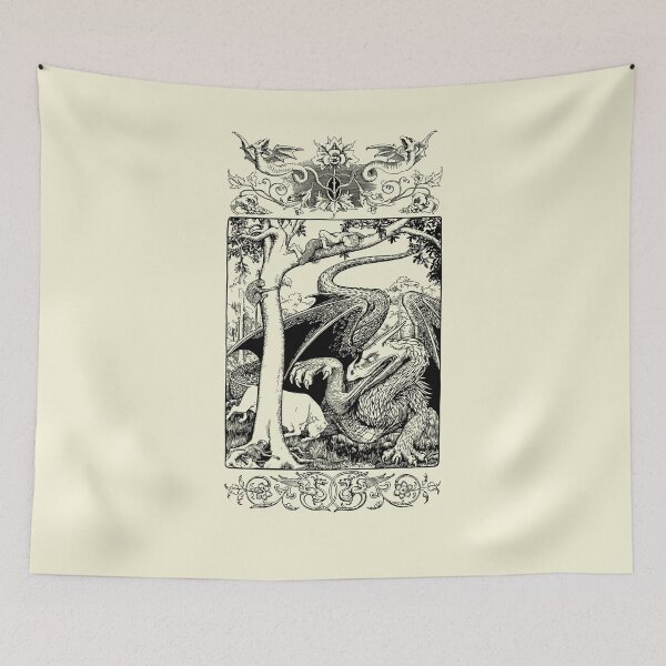 Item preview, Majestic Dragon Design - Symbol of Power and Wisdom designed and sold by Umay Eylul Keles.