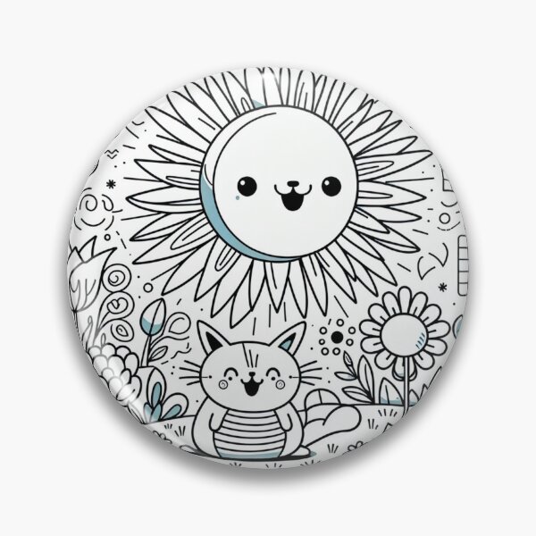 Item preview, Beaming Sun Rays and Floral Whimsy designed and sold by UniqueCraftsnCo.