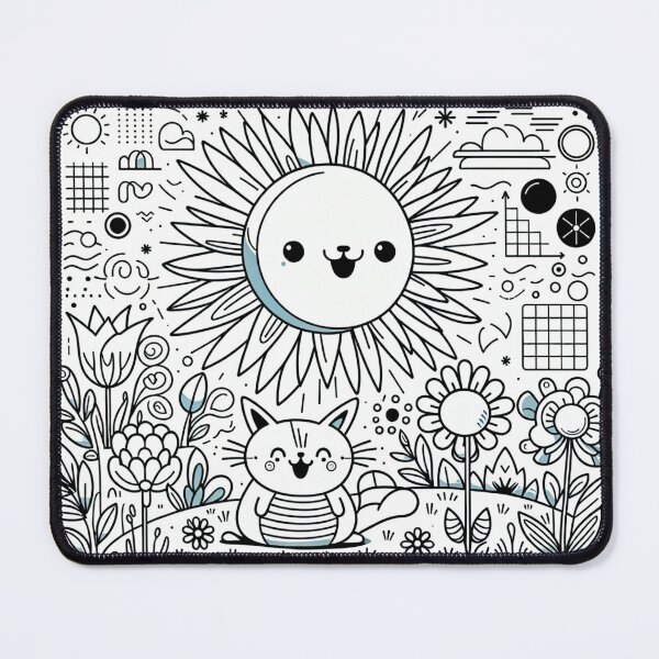 Item preview, Beaming Sun Rays and Floral Whimsy designed and sold by UniqueCraftsnCo.