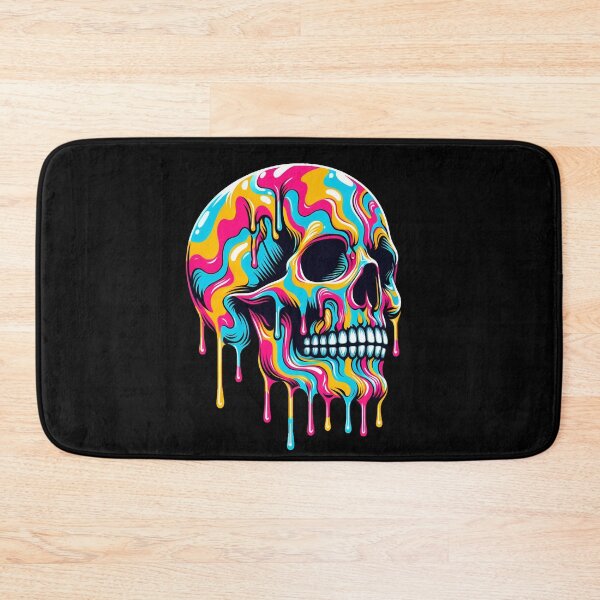 Item preview, Colorful Melting Skull designed and sold by svarupa.