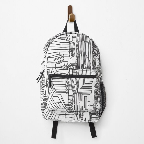 Item preview, Urban landscape - line art black and white designed and sold by alex-yars.