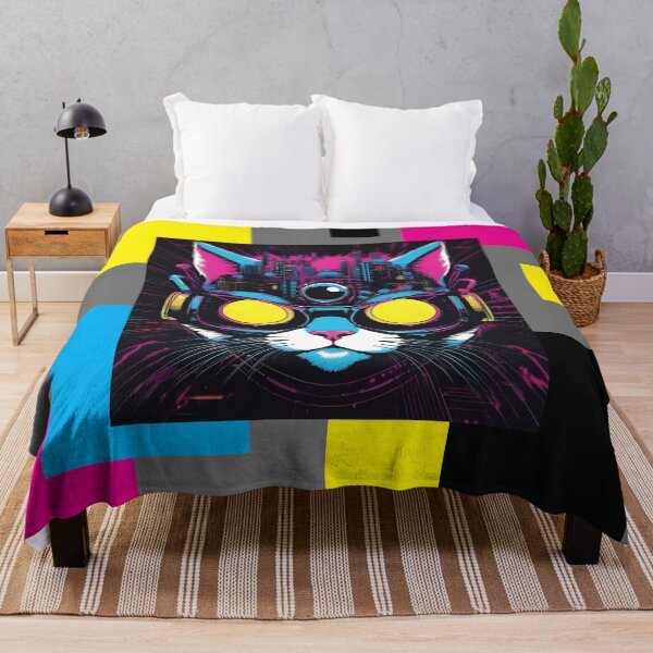Item preview, Cyberpunk Cat designed and sold by yellowmadcat.