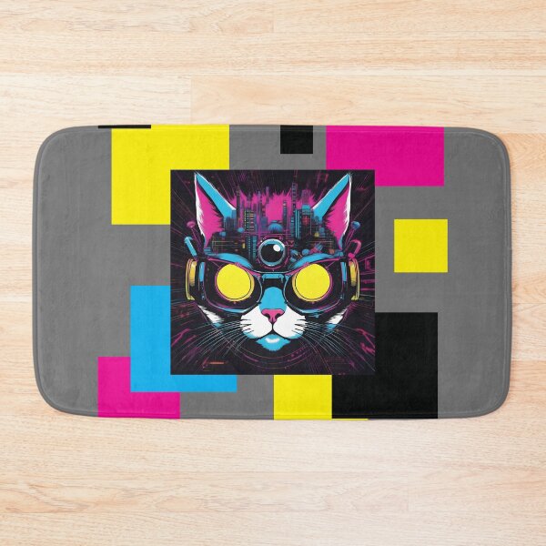 Item preview, Cyberpunk Cat designed and sold by yellowmadcat.