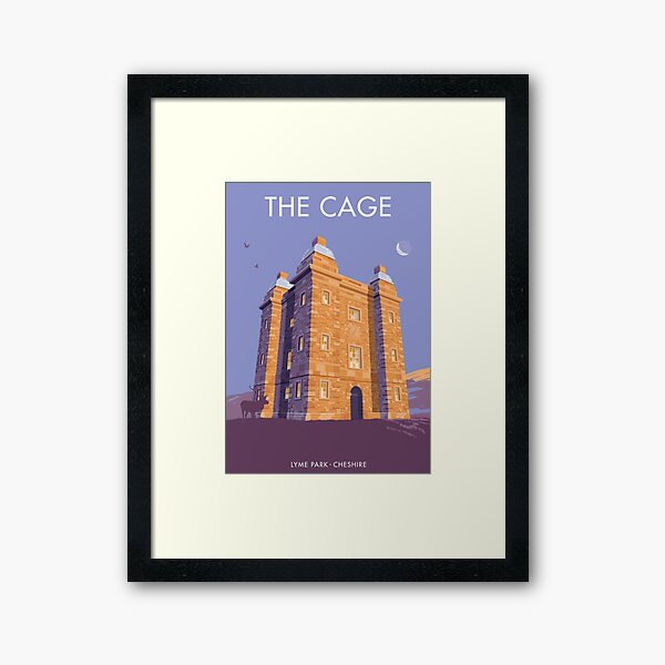 The Cage, Lyme Park, Cheshire Framed Art Print