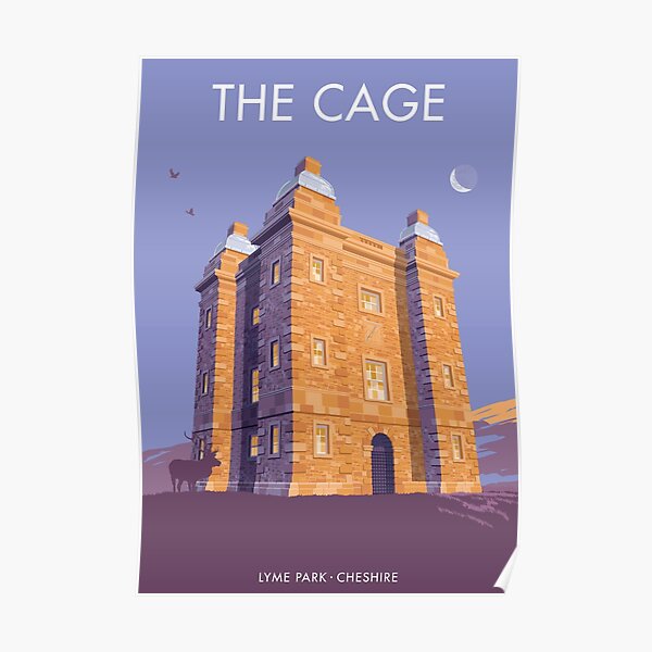 The Cage, Lyme Park, Cheshire Poster