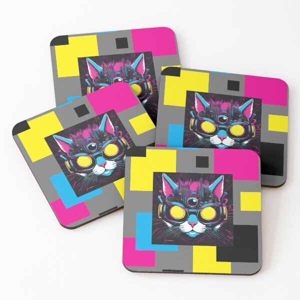 Item preview, Cyberpunk Cat designed and sold by yellowmadcat.