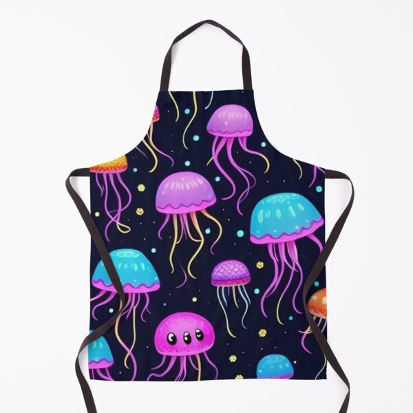 Item preview, Brightly coloured jelly fish designed and sold by TheScruffyGoose.