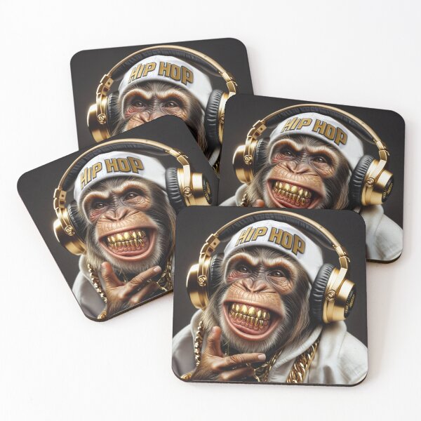 Item preview, Monkey On The Beat designed and sold by Ranzou-Art.