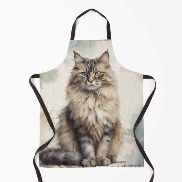 Item preview, Mad cat, watercolor original art designed and sold by TrendyGenZArt.