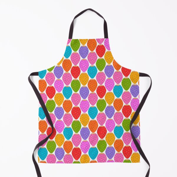 Item preview, Prickly Pear cactus fruits pattern- colorful fun and bold rainbow opuntia cacti designed and sold by artgeige.