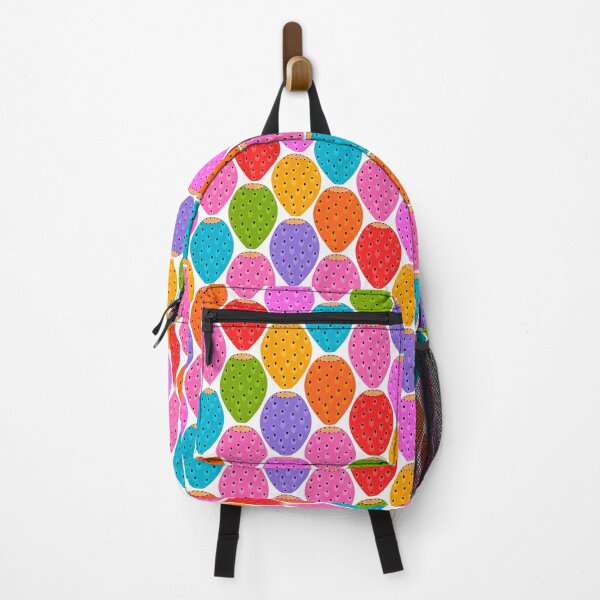 Item preview, Prickly Pear cactus fruits pattern- colorful fun and bold rainbow opuntia cacti designed and sold by artgeige.