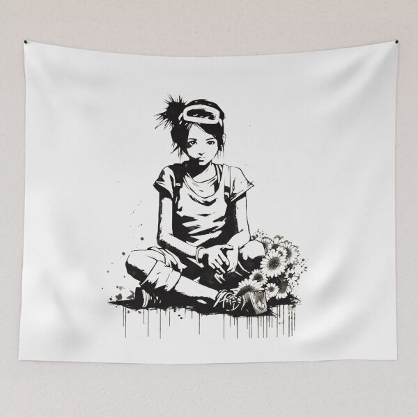 Item preview, Urban Flower Girl designed and sold by KazyWeeb.
