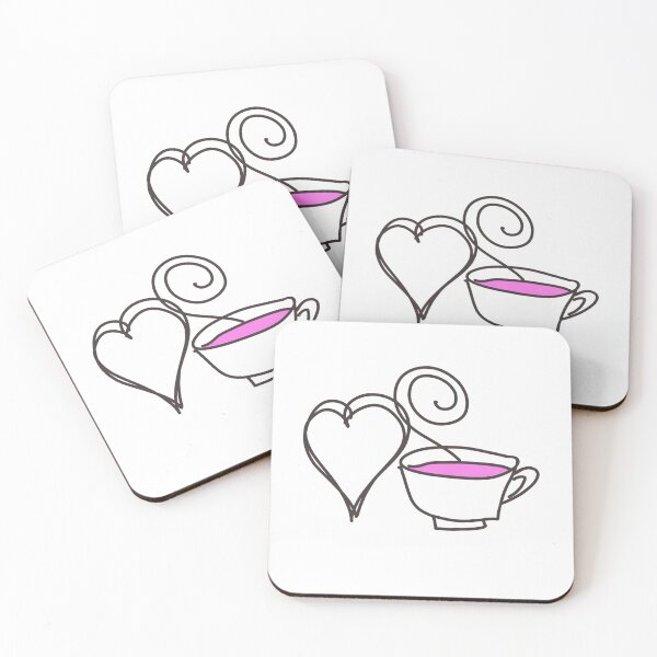 Item preview, Coffee cup with heart designed and sold by vibeno1.
