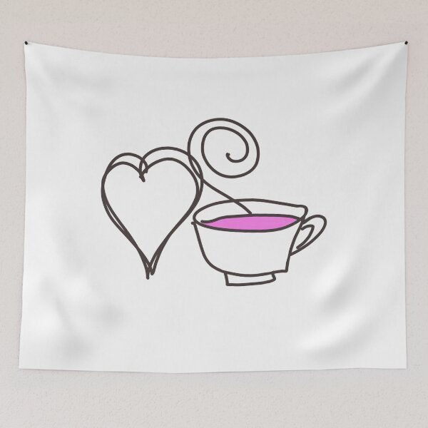 Item preview, Coffee cup with heart designed and sold by vibeno1.
