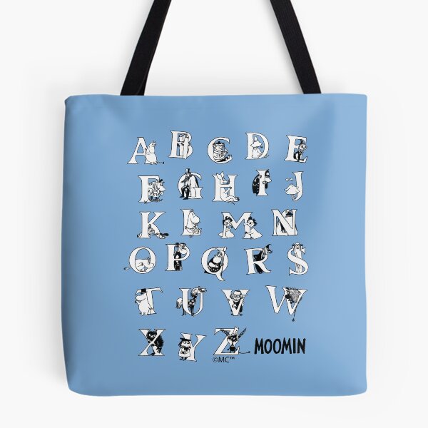 Item preview, Moomin Alphabet Black And White designed and sold by MoominStore.