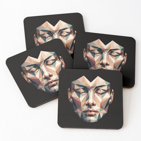 Aperçu de l'œuvre Visage Polygonal Abstrait créée et vendue par pasdem.