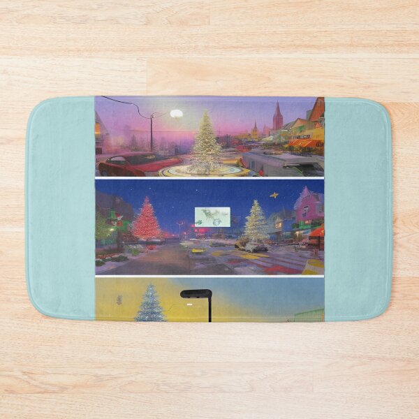 Item preview, Festive Town Square: A Christmas Celebration Captured designed and sold by merve02shop.
