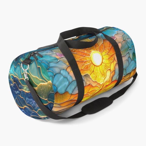 Item preview, Whimsical Sunset Ocean: Stained Glass Mosaic designed and sold by MargaretWiktor.