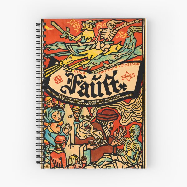 Item preview, The 1926 Movie poster for Faust, Vintage Art designed and sold by ArchimedesPrime.