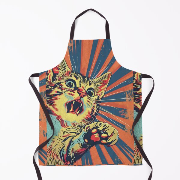 Item preview, Pop Art Illustration of Cat Ready to Attack Mouse designed and sold by Piotrek0001.