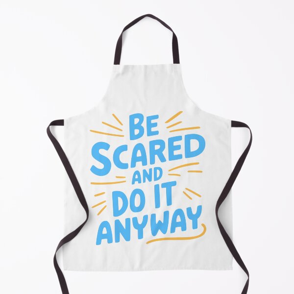 Item preview, Be Scared And Do It Anyway! Inspiring Blue designed and sold by PMCreative.