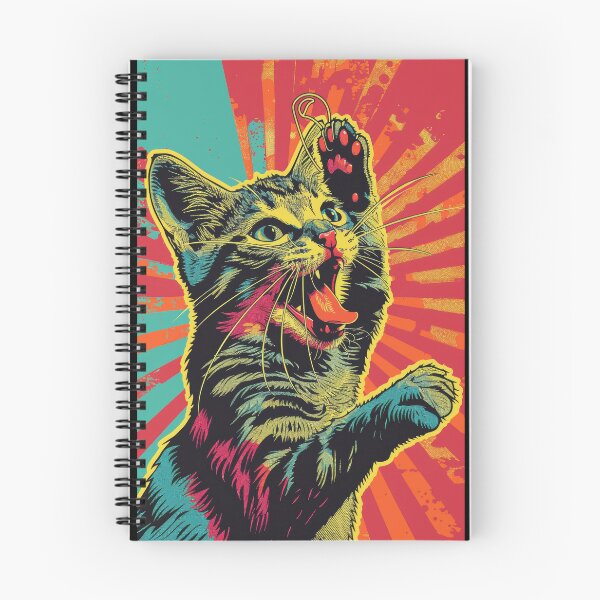 Item preview, Pop Art Illustration of Cat Ready to Attack Mouse designed and sold by Piotrek0001.
