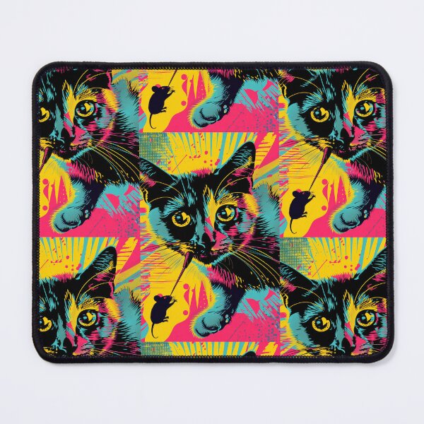 Item preview, Pop Art Illustration of Cat Ready to Attack Mouse designed and sold by Piotrek0001.